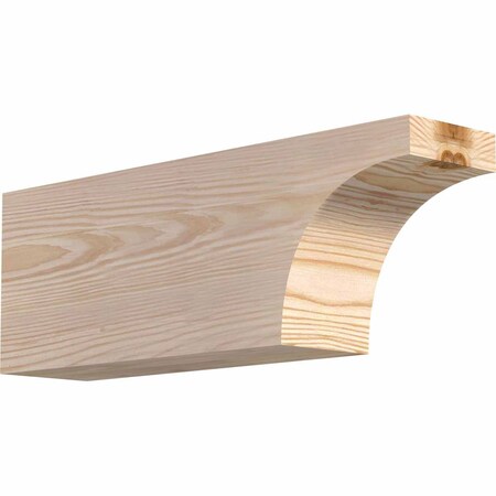 Ekena Millwork Huntington Smooth Rafter Tail, Douglas Fir, 3 1/2"W x 6"H x 16"L RFT04X06X16HUN00SDF
